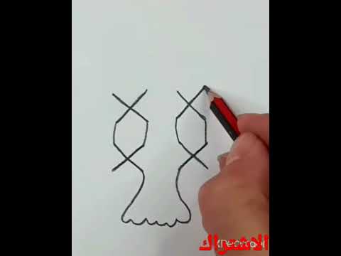 كيفية رسم صقر باسهل طريقة 