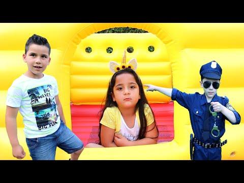 الشرطي دخل غزل السجن65 ألعاب سيارات شرطة أطفال بيبي بنات اغاني للأطفال 