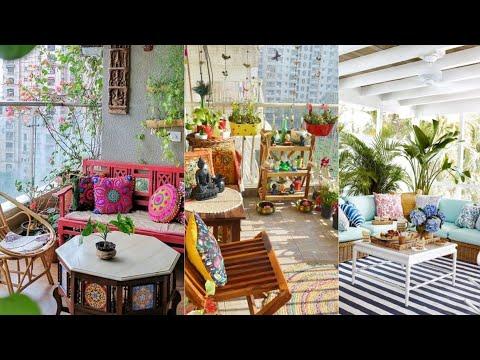 تزيين البلكونات الصغيرة والكبيرة Décor Balcon Et Terrasse أفكار تزيين البلكونة ترتيبات البلكونة 