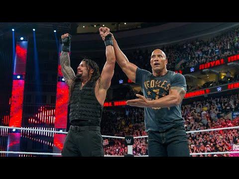 The Rock Comes To Roman Reigns Aid Royal Rumble 2015 