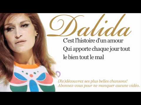 Dalida Histoire D Un Amour Paroles Lyrics 