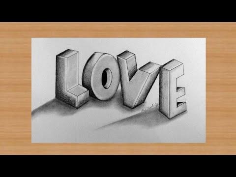رسم Love 3d رسم 3d رسم Love رسم كلمه Love رسم ثريدي Love 3d Drawing Love رسم 