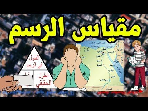 كيفية حل مسائل مقياس الرسم بسهولة وبدون أخطاء لطلاب المرحلة الابتدائية 