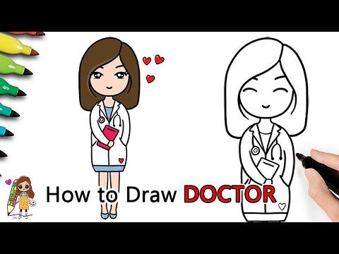 How To Draw Cute Doctor Easy Step By Step 