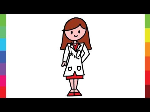 How To Draw A DOCTOR Easy Drawing Videos Draw With Simple Shapes Learn 2 Draw 