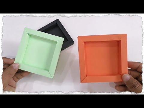 كيف تصنع إطار صور من الورق الملون Diy Paper Photo Frame 