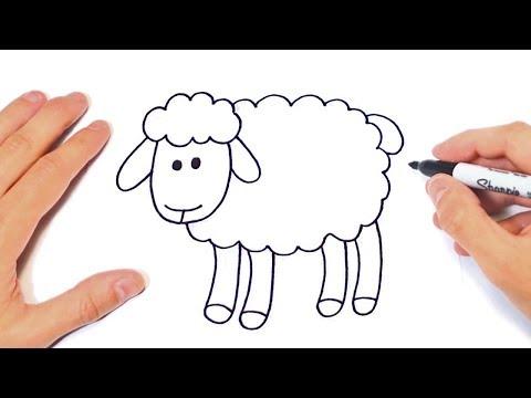 How To Draw A Sheep Step By Step Sheep Drawing Lesson 