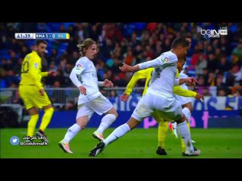 ملخص مباراة ريال مدريد وفياريال 3 0 شاشة كاملة 2016 4 20 رؤوف خليف 720 HD 