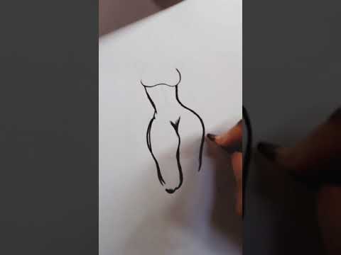 رسم جسم الأنثى عود البطل How To Draw A Woman S Body 