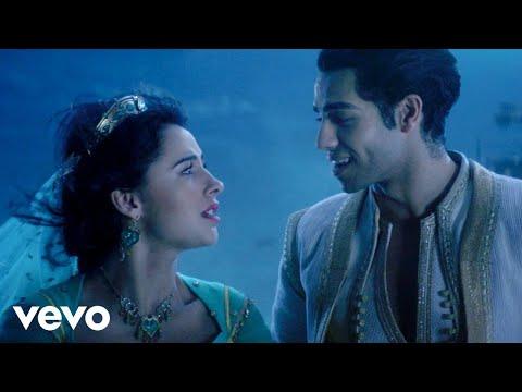 Mena Massoud Naomi Scott A Whole New World From Aladdin Official Video 