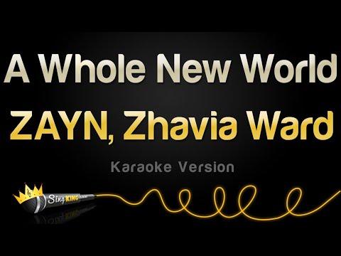 ZAYN Zhavia Ward A Whole New World Karaoke Version 