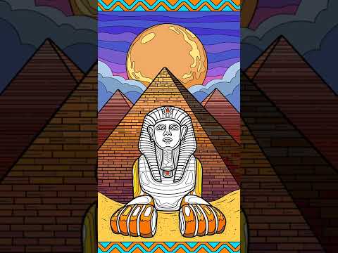 الاهرامات وأبو الهول من معالم مصر الفرعونيه 