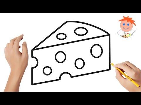 How To Draw Cheese Easy Drawings 