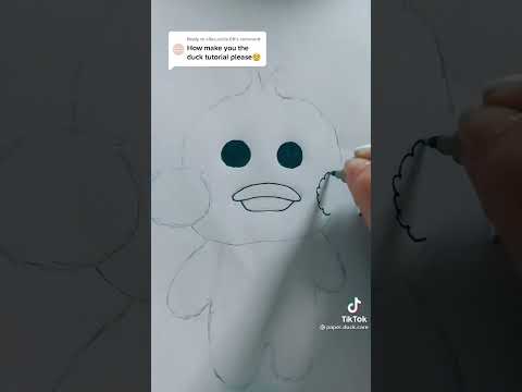 أسهل طريقة لرسم بطة خطوة بخطوة رسم سهل 