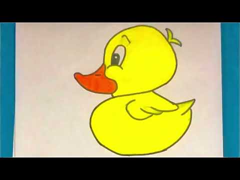 رسم سهل للاطفال طريقة رسم بطة كيوت للأطفال خطوة بخطوة Drawing For Kids How To Draw A Duck 