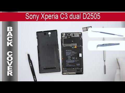 Comment Ouvrir La Couverture Arrière Sony Xperia C3 D2502 D2503 D2505 D2533 