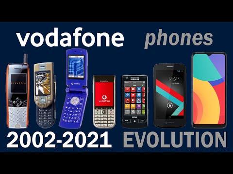 Vodafone Phones Evolution 2002 2021 