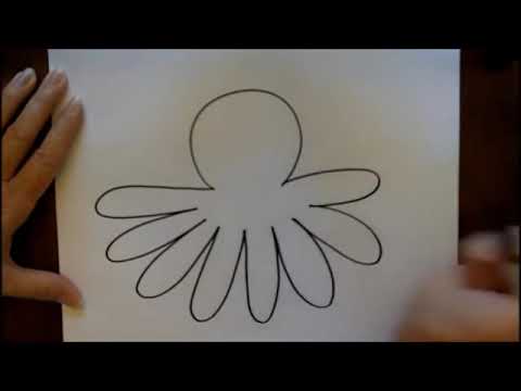 How To Draw A Cartoon Octopus Beginners Tutorial كيفيه رسم الاخطبوط 