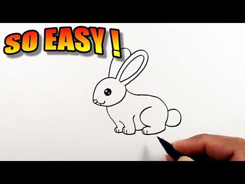 How To Draw A Bunny Easy Step By Step Easy Drawings 