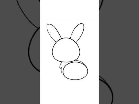 رسم ارنب كيف ترسم ارنب بطريقة سهلة رسم ارنب سهل 
