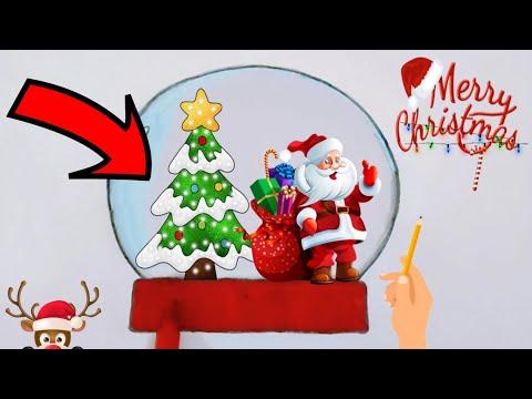 رسم سهل تعليم رسم رأس السنةالجديدة2023 How To Draw Santa How To Draw Christmas Treeرسومات الكريسماس 