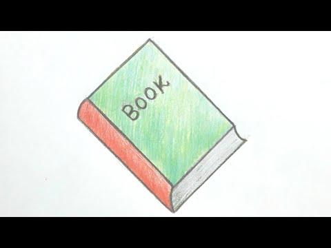 How To Draw A Book Step By Step Very Easy Simple Book Drawing क त ब क च त र Sanjay Singh Drawing 