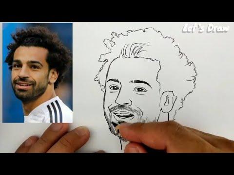 ASMR DRAWING Mohamed Salah Drom Liverpool Football Club 
