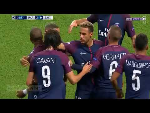 ملخص مباراة باريس وبايرن ميونخ 3 0 كاملة جنون رؤوف خليف على تألق نيمار YouTube 