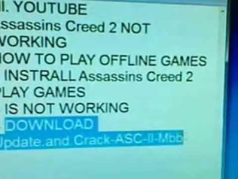 HOW TO INSTALLE AND PLAY ASSASSIN S CREED 2 OFFLINE 