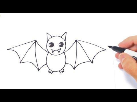 How To Draw A Bat Step By Step Bat Drawing Lesson 