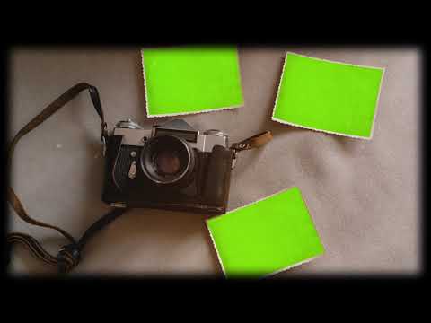 قالب مشروع Chroma الأخضر مثالي للمصورين، قالب مشروع صور HD 