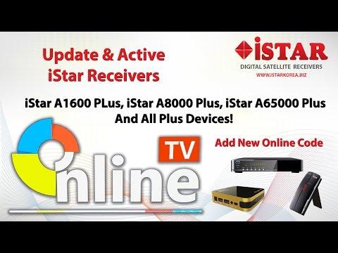 التحديث والتلفزيون النشط عبر الإنترنت لأجهزة استقبال IStar PLUS 