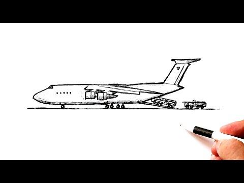 كيفية رسم طائرة نقل عسكرية 