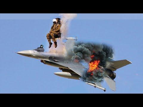 عندما تسقط الطائرة الحربية ويهرب الطيار أقوى حوادث الطائرات 
