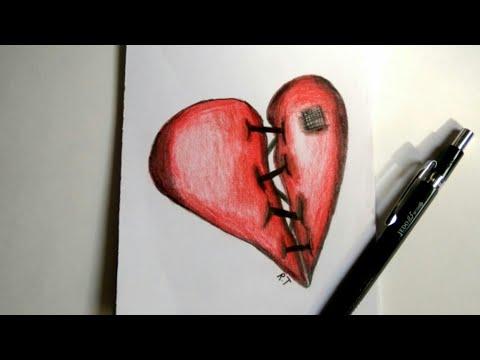 رسم سهل رسم تعبيري يعبر عن الحزن من سلسلة الرسوم التعبيريه Expressive Drawing 