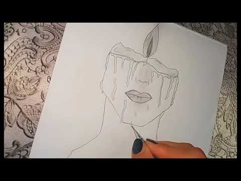 رسم تعبيري رسومات حزينه داخلي يحترق ببطئ How To Draw Expressive Arts رسم تعبيري Drawing 