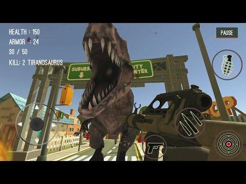 لعبة Dinosaur Hunter Dino City 2017 للأندرويد 3 DroidCheatGaming 