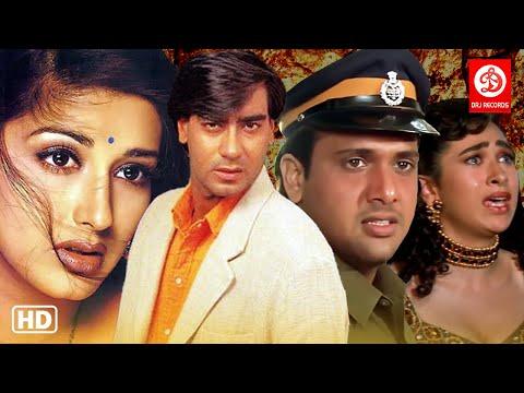 Ajay Devgan Govinda Bollywood Superhit Action Movie Karishma Kapoor Shakti Kapoor Hindi Movies 