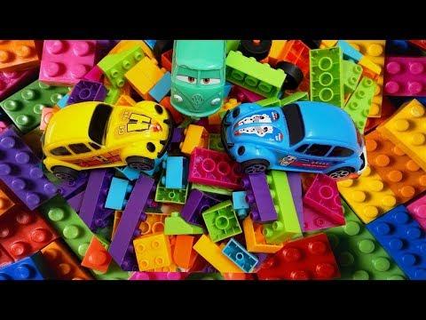 العاب اطفال مكعبات لعبة تركيب المكعبات لتنمية ذكاء الأطفال عمل سيارات بمكعبات الليغو 