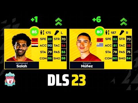 توقعات تقييمات لاعبي ليفربول في DLS23 مش هتصدق تقييم محمد صلاح 