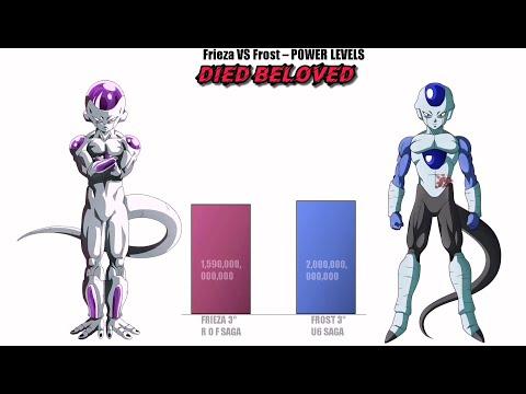 مستويات قوة فريزا مقابل فروست Frieza VS Frost POWER LEVELS 