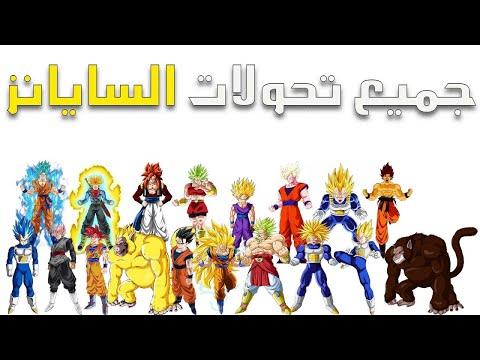 تحولات غوكو حسب أشهر ميلاده 