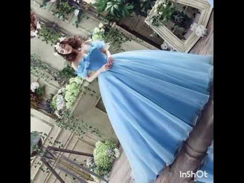 Blue Dresses For Wedding فساتين زفاف باللون الأزرق Robes Bleues Pour Mariage 