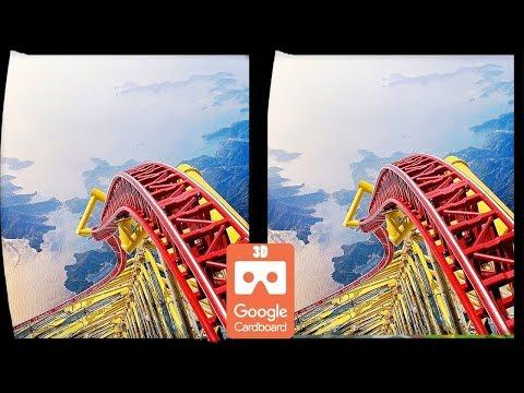 3D Roller Coasters S VR Videos 3D SBS Google Cardboard VR Experience VR Box Virtual Reality Video 