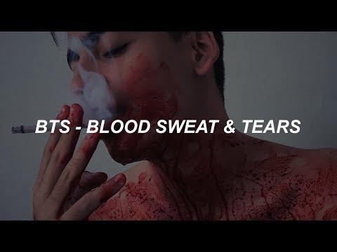 BTS 방탄소년단 피 땀 눈물 Blood Sweat Tears Easy Lyrics 