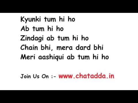 Tum Hi Ho From Aashiqui 2 Lyrics 
