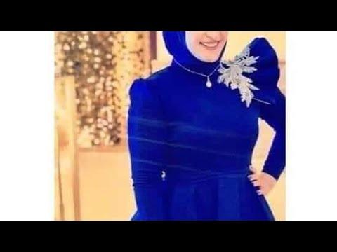 فستان سواريه باللون الازرق 2022 احدث كولكشن فساتين سواريه وخطوبه 