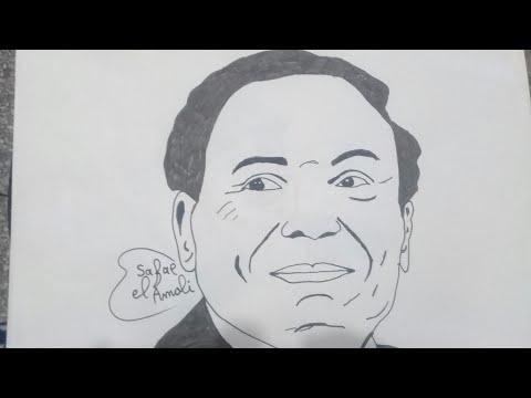 رسمت الممثل المصري عادل امام Adilimam 