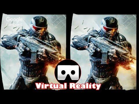 3D Crysis 2 VR Virtual Reality Vídeo Google Cardboard VR Box 