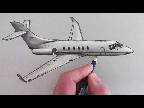 How To Draw An Airplane 